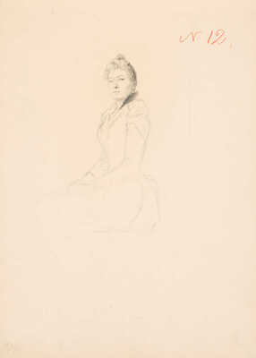 Рерберг Фёдор Иванович. Альбом (30 листов) из мастерской П. Чистякова